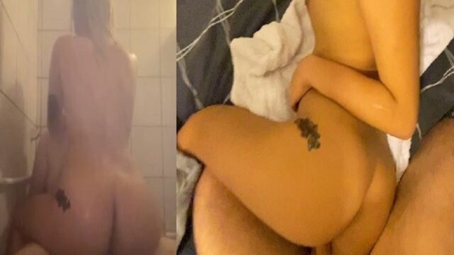 Güzel Götlü Türk Hatunun Banyoda Buharlı Saksolu Sikişi