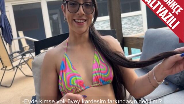 Evde Kimse Yok Diye Üvey Kardeşler Birbirlerini Siktiler