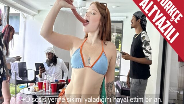 Mangal Partisinde Tanıştığı Bikinili Güzele Sosisini Yedirip Jakuzide Sikti