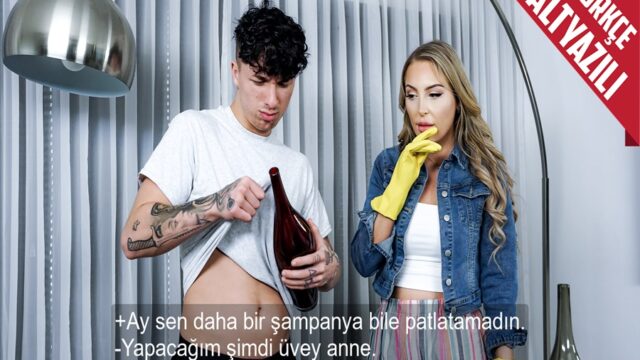 Şampanya Bile Patlatamayan Üvey Oğlunu Kocası Yokken Ağzında Patlattı