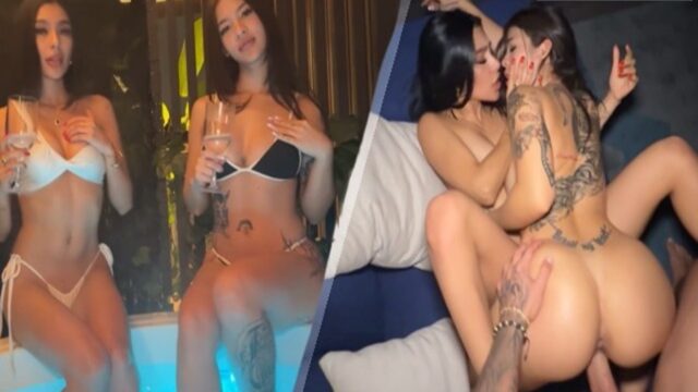 En Yakın Arkadaşının Sevgilisiyle Üçlü Yapmak İçin Evlerine Geldi