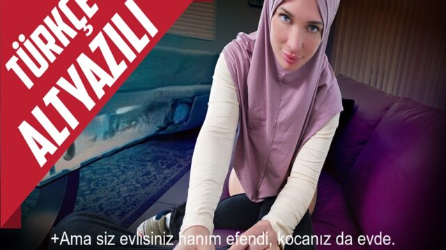 Evli ve Azgın Türbanlı Kadın İlgisiz Kalınca Gizli Şekilde Kocası Uyurken Sikişti