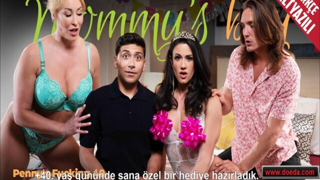 40 Yaşına Ayak Basan Arkadaşını Genç Erkekle Sikiştirip Kırkına Yarak Bastı