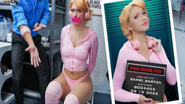 Pembe Bambi Kostümlü Kız Hırsızlık Yaparken Kimse Onu Göremez Sandı