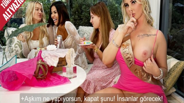 Kalabalığı Ekip Sürpriz Doğum Gününde Vahşice Sikiştiler