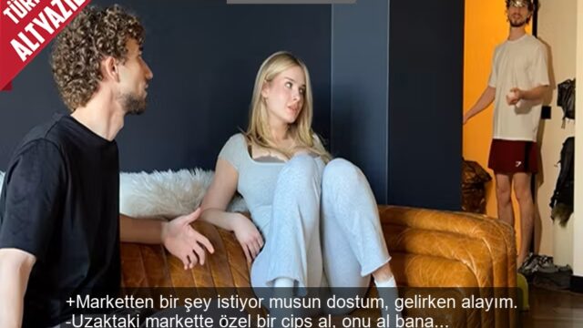 Sevgilisi Markete Gidince Uzun Boylu Arkadaşıyla Yalnız Kaldı